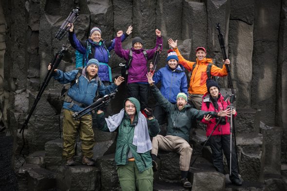 Photography Workshop Group in Iceland